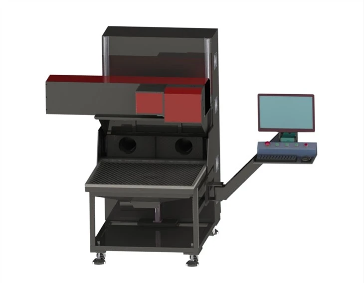 Peiriant Laser Galvo RF Tube