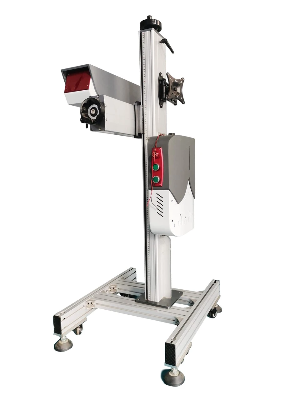 Peiriant marcio hedfan laser ffibr potel