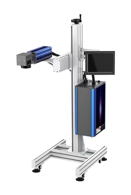 Peiriant marcio laser hedfan ffibr 20W